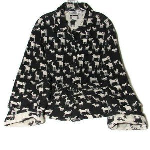 Chicos Design Jacket 2 Vanity Size Peruvian Print